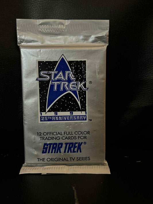 Star Trek Sammelkarten, Original Series, zum 25. Jubiläum, Booster-Pack, brandneu, versiegelt