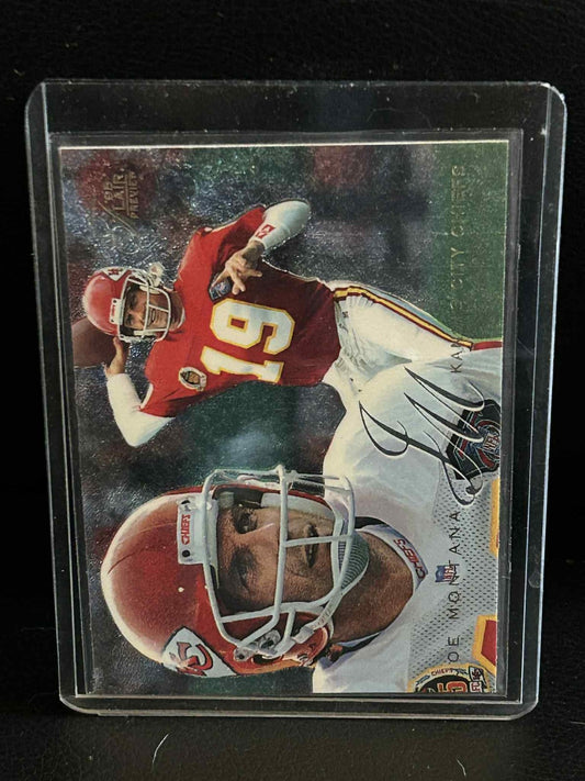 Joe Montana #15 | 1995 Fleer Flair Preview Football