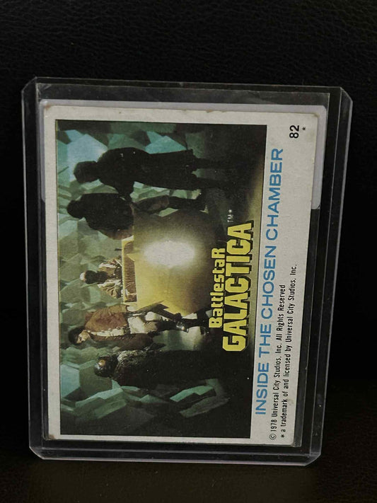 Inside the Chosen Chamber #82 1978 Topps Battlestar Galactica Moderately Played