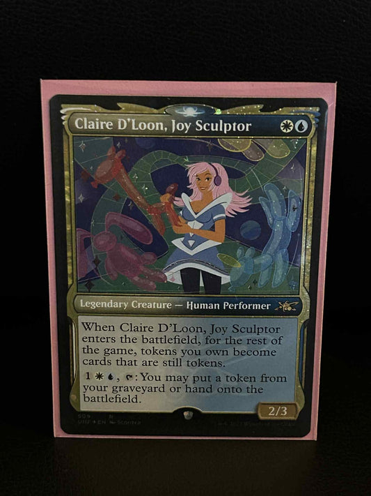 Claire D'Loon, Joy Sculptor - Showcase - Galaxy Foil Unfinity Magic: The Gatheri