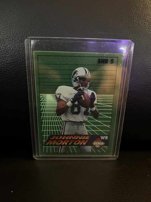 Johnnie Morton #SHR5 1994 Collector's Edge Boss Rookies Football Leicht bespielte Sammelkarte