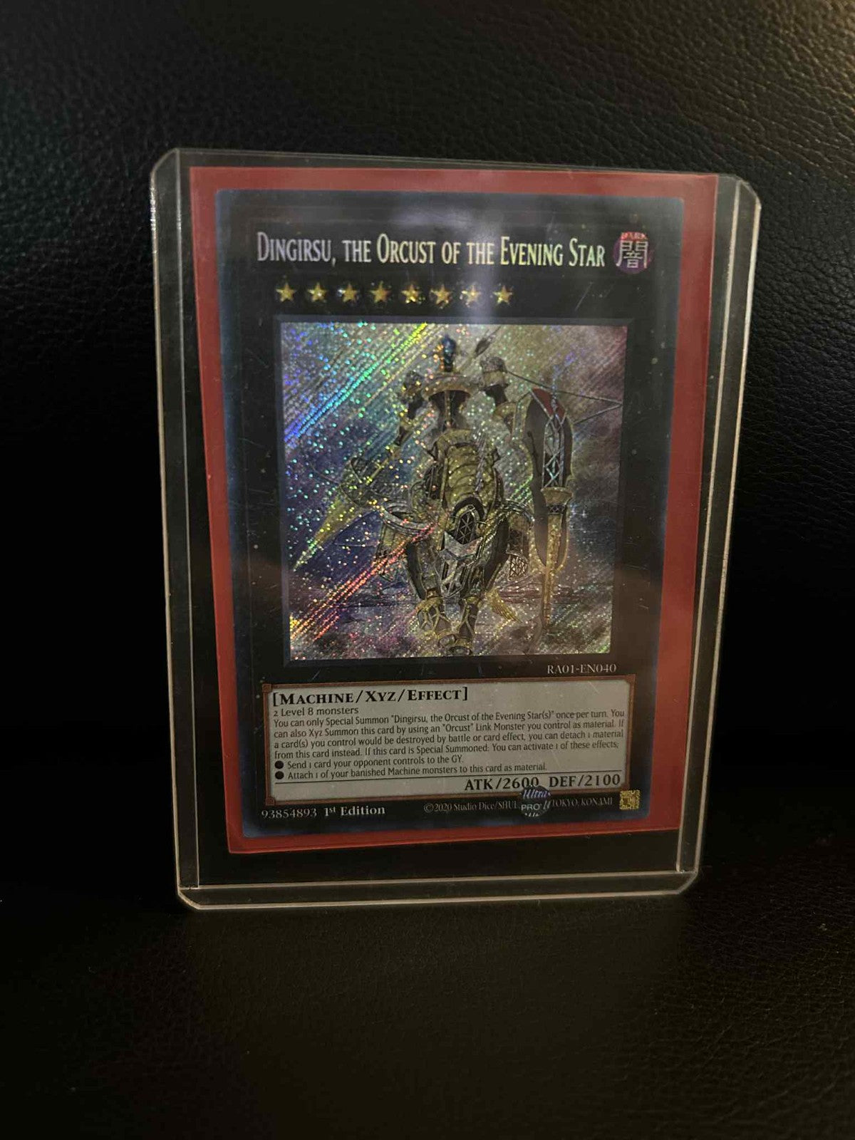 Dingirsu, the Orcust of the Evening Star - RA01-EN040 - Secret Rare - 1st Editio