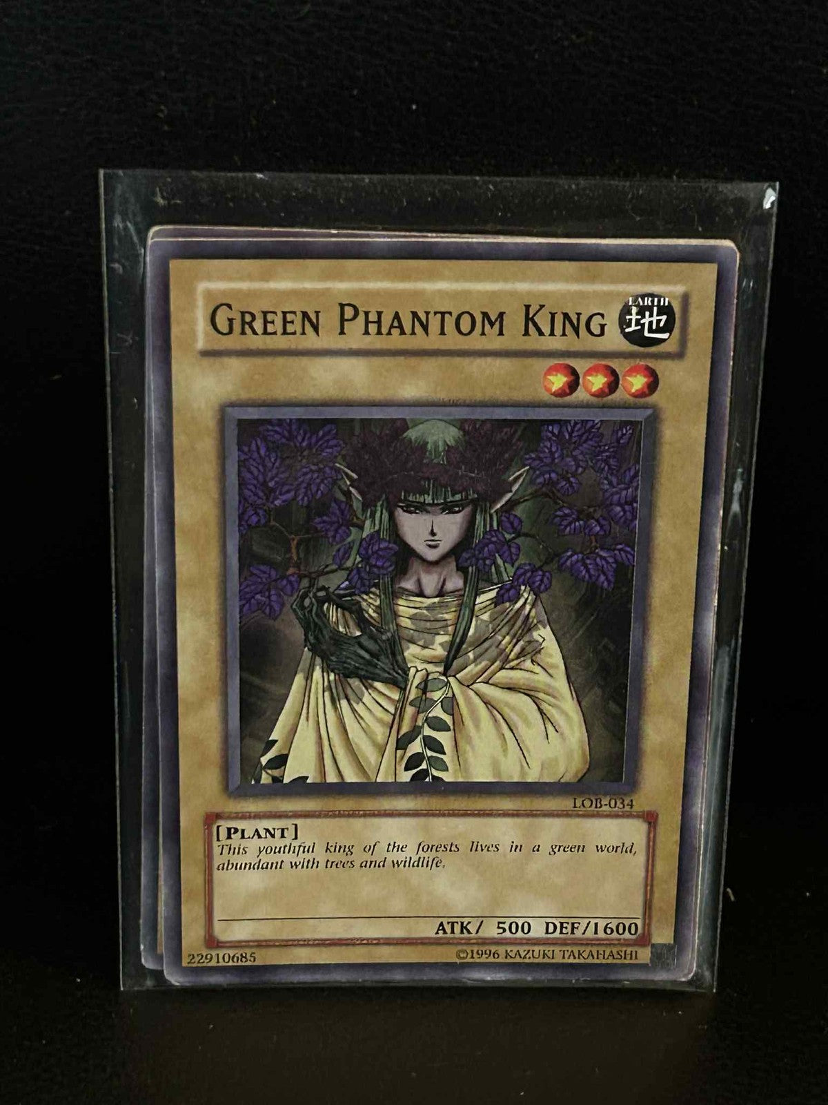 Green Phantom King - LOB-034 - Common - Unlimited Edition Legend of Blue Eyes Wh