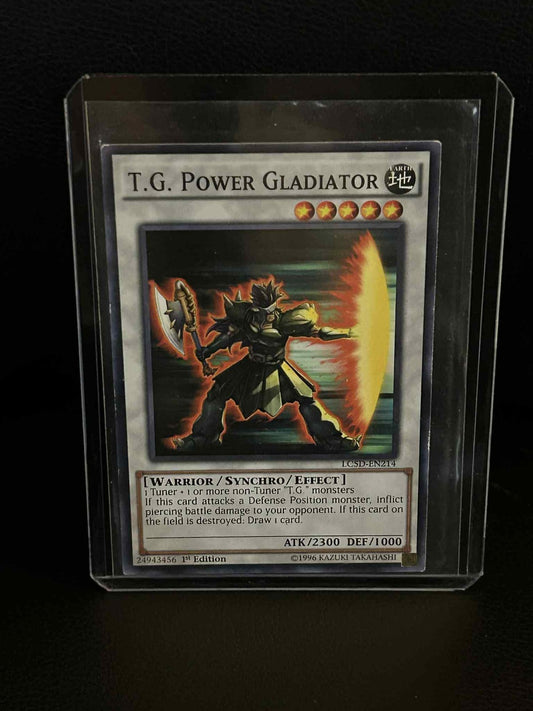 T.G. Power Gladiator - LC5D-EN214 - Common - 1st Edition Legendary Collection 5D