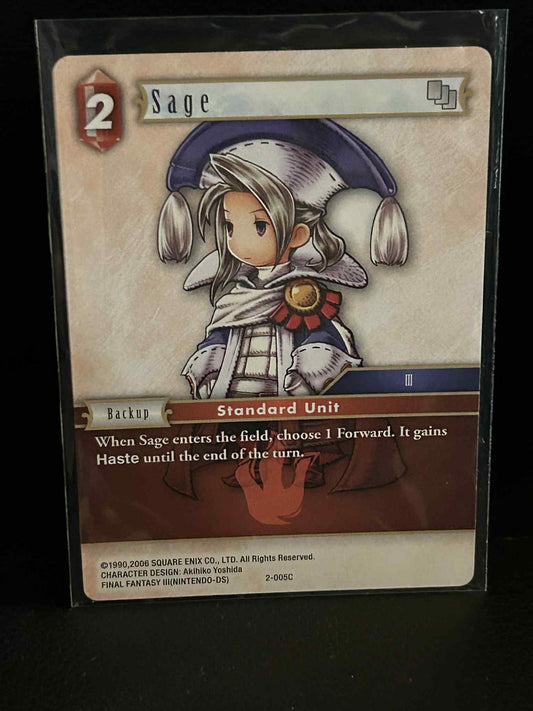 Sage - 2-005C Opus 2 Final Fantasy Lightly Played