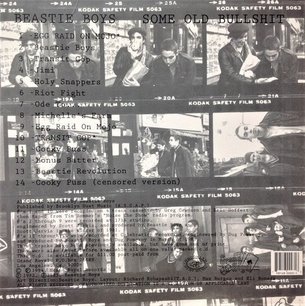 Beastie Boys - Some Old Bullshit (LP) (Sehr gut erhalten (VG+))