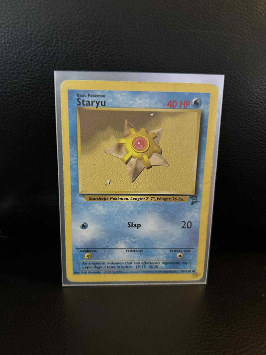 Staryu - 95/130 - Common - Unlimited Edition Base Set 2 Pokemon Moderately Playe