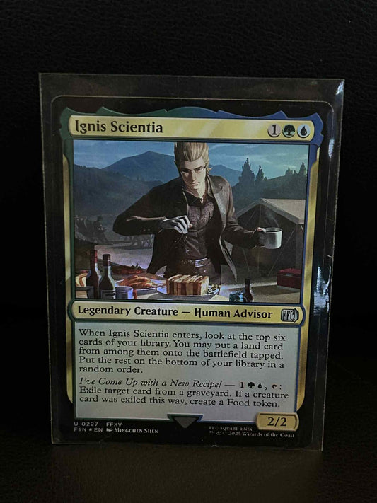 Ignis Scientia - Foil Final Fantasy Magic: The Gathering Lightly Played, English