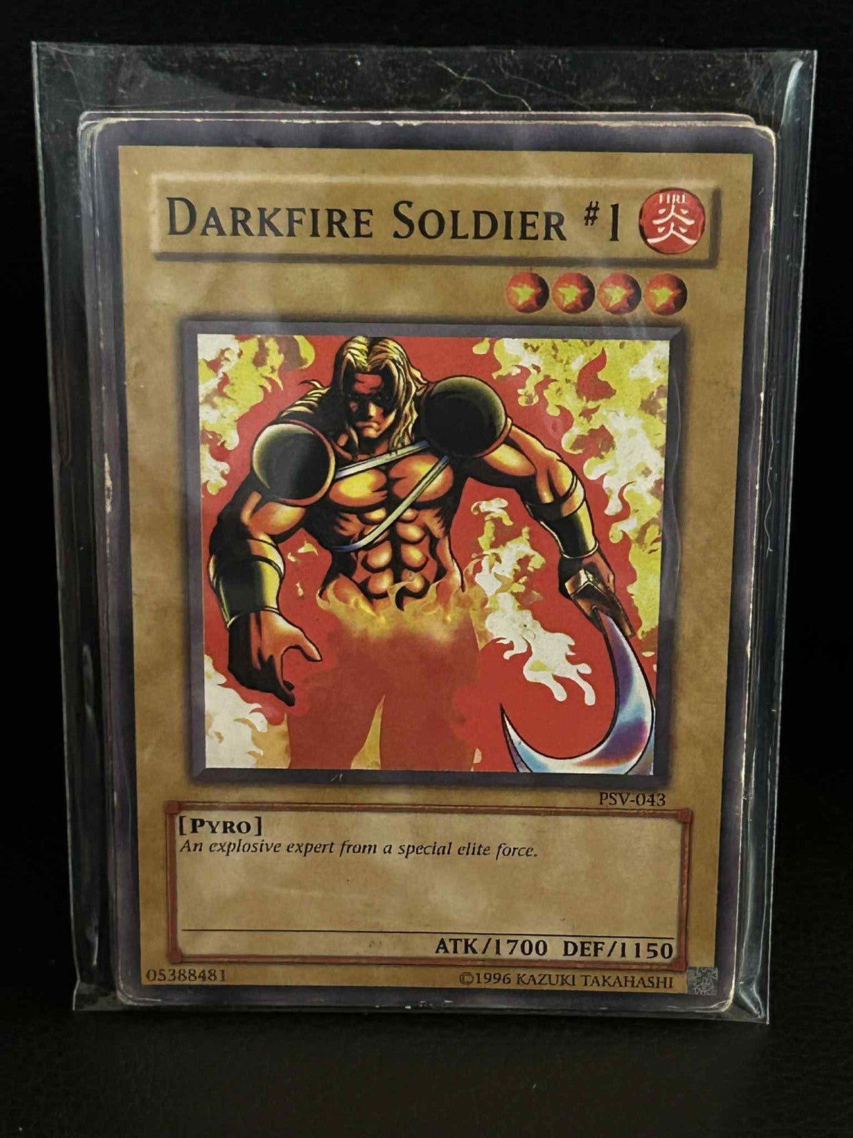 Darkfire Soldier #1 - PSV-043 - Common - Unlimited Edition Pharaoh's Servant Yu-