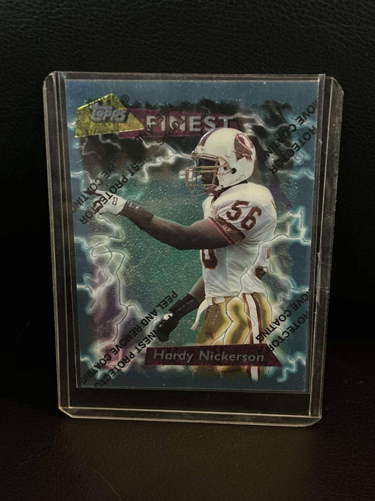 Hardy Nickerson [Refractor w/ Coating] #151 | 1995 Topps Finest Football