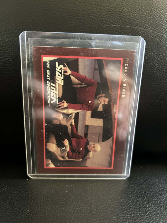 Picard & Riker #268 Star Trek 25th Anniversary Series 2 Star Trek Near Mint Sammelkarte