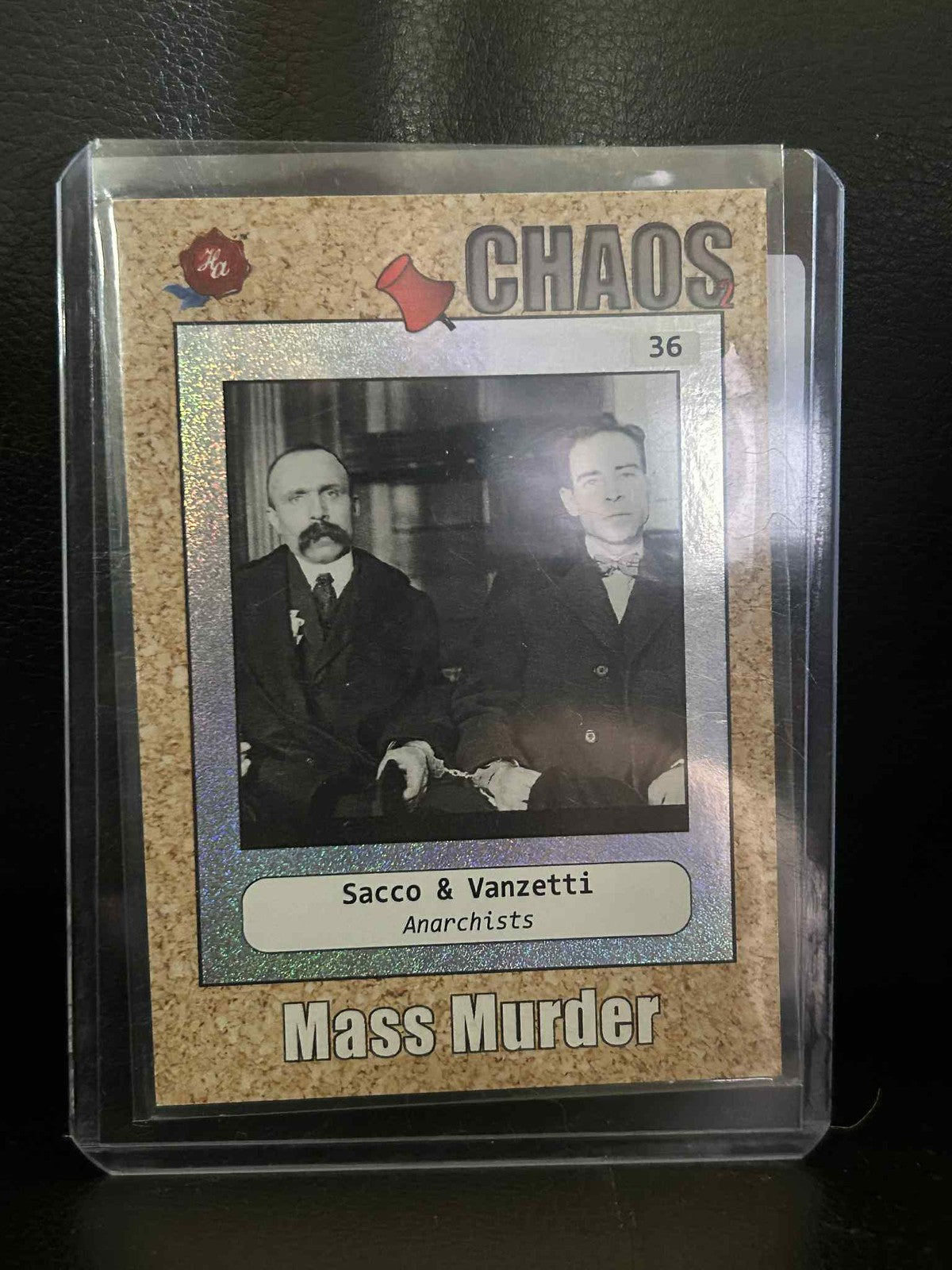 Sacco & Vanzetti #36 Chaos Edition Leicht bespielte Sammelkarte der letzten Jahre