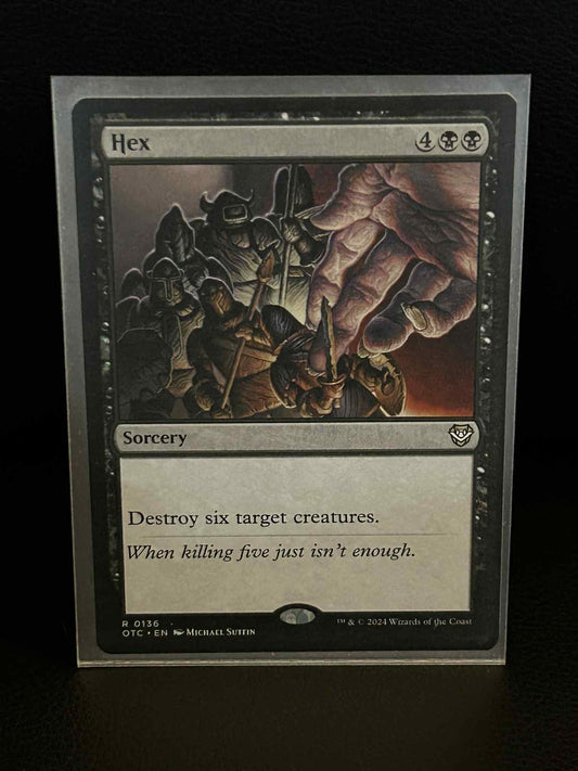 Hex Commander: Outlaws of Thunder Junction Magic: The Gathering Lightly Played,