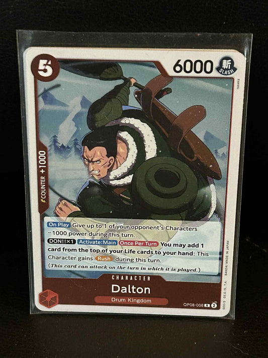 Dalton - OP08-008 - R - Foil Two Legends One Piece Lightly Played