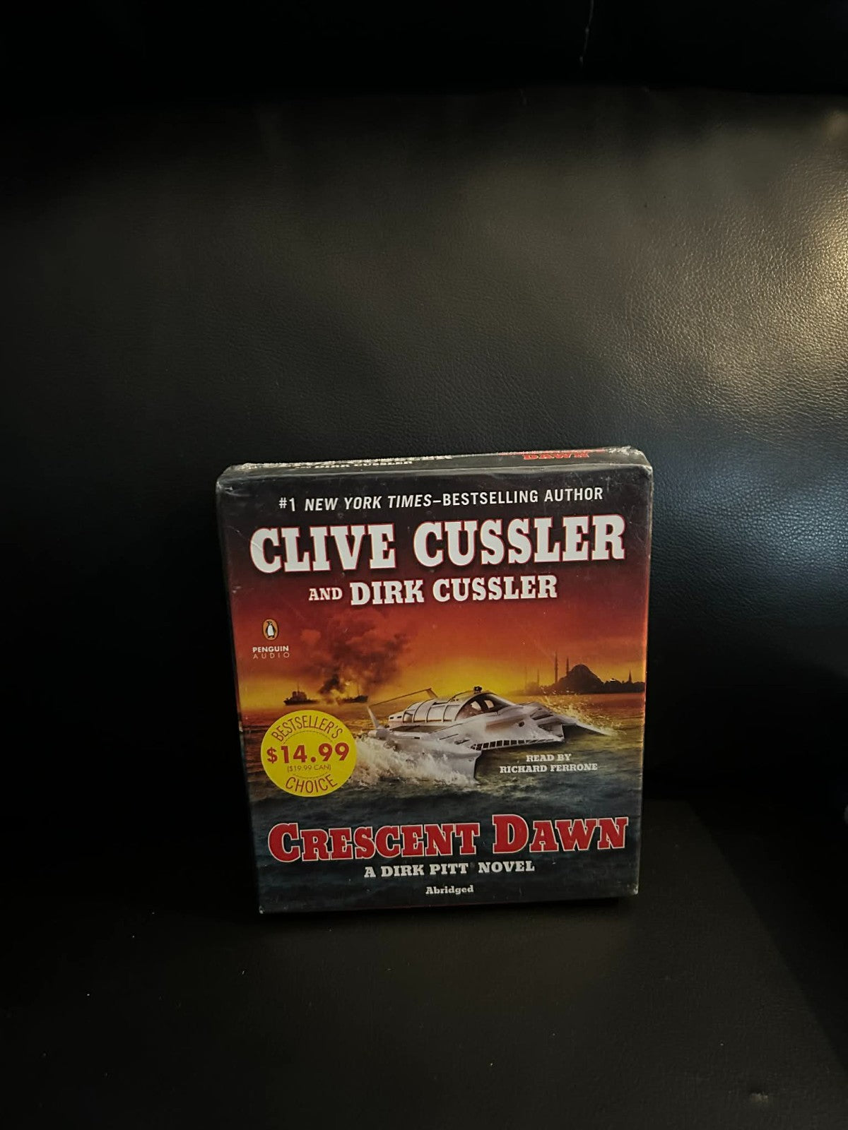 Crescent Dawn by Dirk Cussler and Clive Cussler Audiobook Sealed