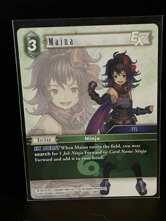 Maina EX - 11-060C Opus XI: Soldier's Return Final Fantasy Lightly Played