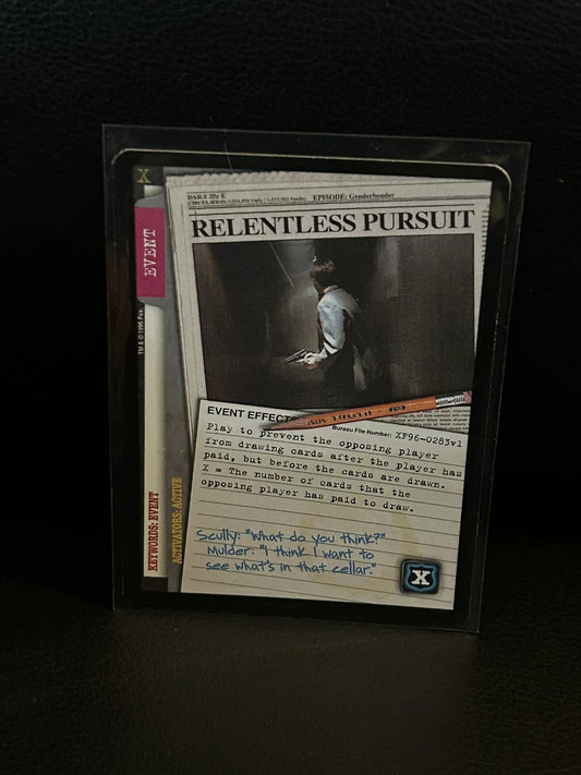 Relentless Pursuit Premier Edition X-Files Light Play