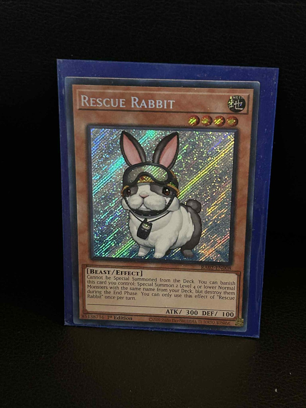 Rescue Rabbit - RA02-EN008 - Secret Rare - 1st Edition 25th Anniversary Rarity C