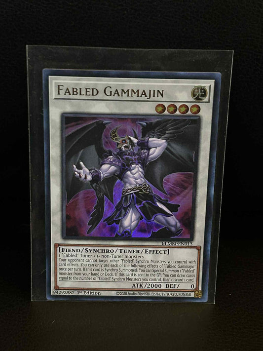 Fabled Gammajin - BLMM-EN013 - Ultra Rare - 1st Edition Battles of Legend: Monst