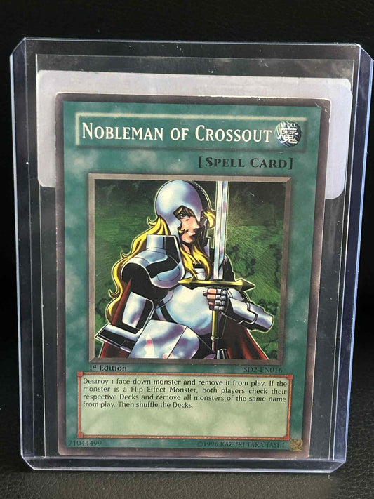 Nobleman of Crossout - SD2-EN016 - Common - 1st Edition Zombie Madness Yu-Gi-Oh!