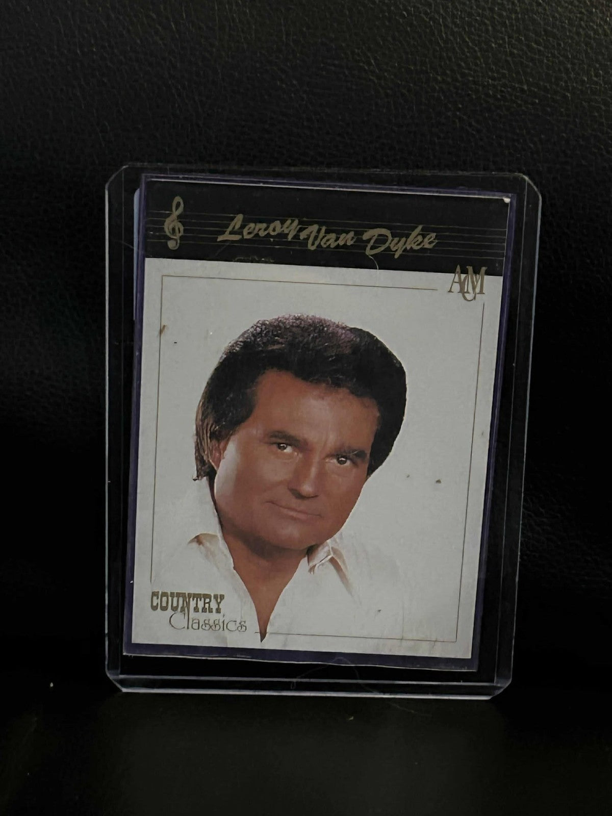 Leroy Van Dyke [#66] Country Classics Musik Moderat Gespielt Sammelkarte