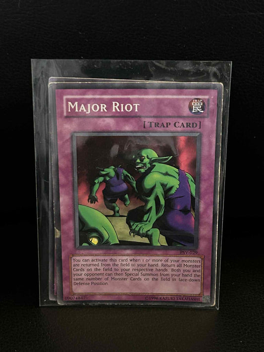 Major Riot - PSV-029 - Common - Unlimited Edition Pharaoh's Servant Yu-Gi-Oh!