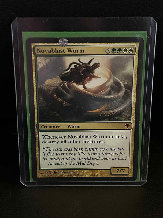 Novablast Wurm Worldwake Magic: The Gathering
