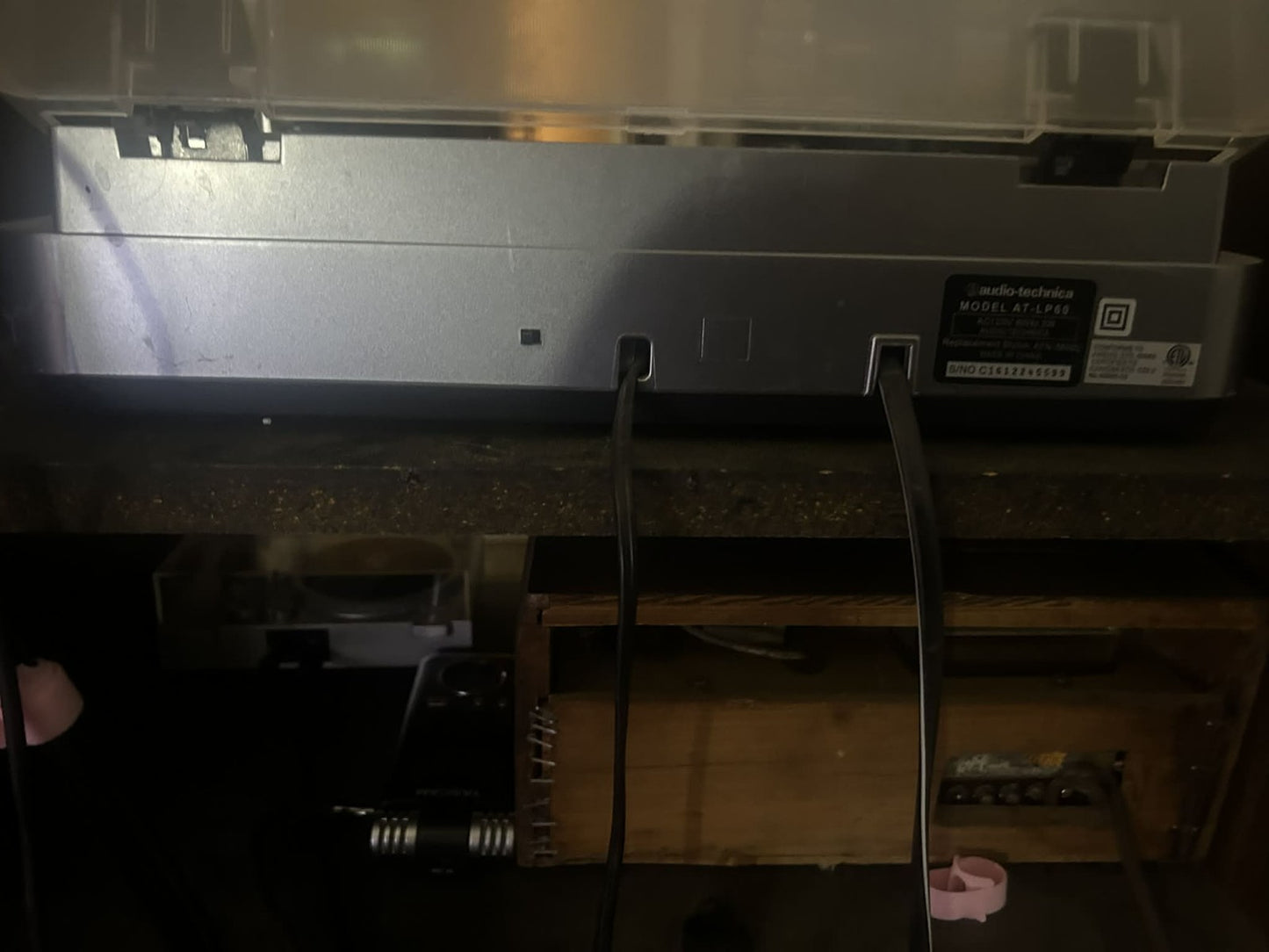Audio-Technica AT-LP60 Vollautomatischer Plattenspieler mit Riemenantrieb aus den 2010er Jahren – Silber