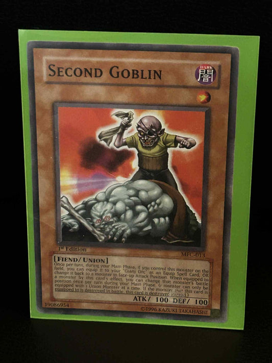 Second Goblin - MFC-013 - Common - 1st Edition Magician's Force Yu-Gi-Oh! Modera