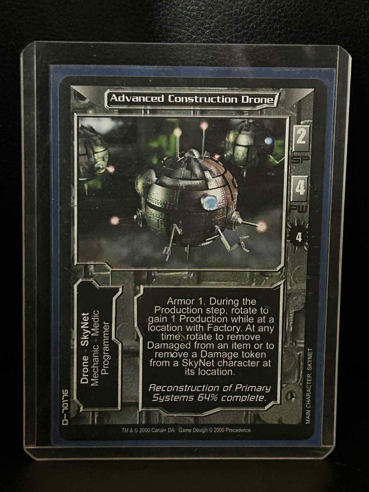 Advanced Construction Drone Base Set Terminator Light Play