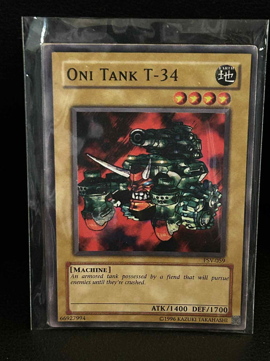 Oni Tank T-34 - PSV-059 - Common - Unlimited Edition Pharaoh's Servant Yu-Gi-Oh!