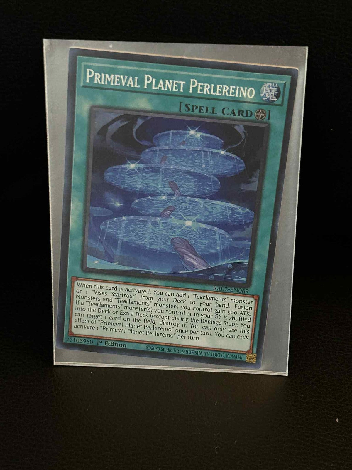 Primeval Planet Perlereino - RA02-EN069 - Super Rare - 1st Edition 25th Annivers