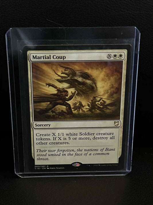 Martial Coup Commander 2018 Magic: the Gathering Lightly Played, English