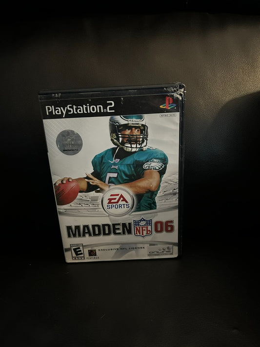 Madden NFL 06 (Sony PlayStation 2, 2005) Video Game