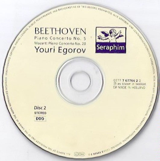 Ludwig van Beethoven, Josef Suk, Youri Egorov - Violin Concerto / Piano Concerto