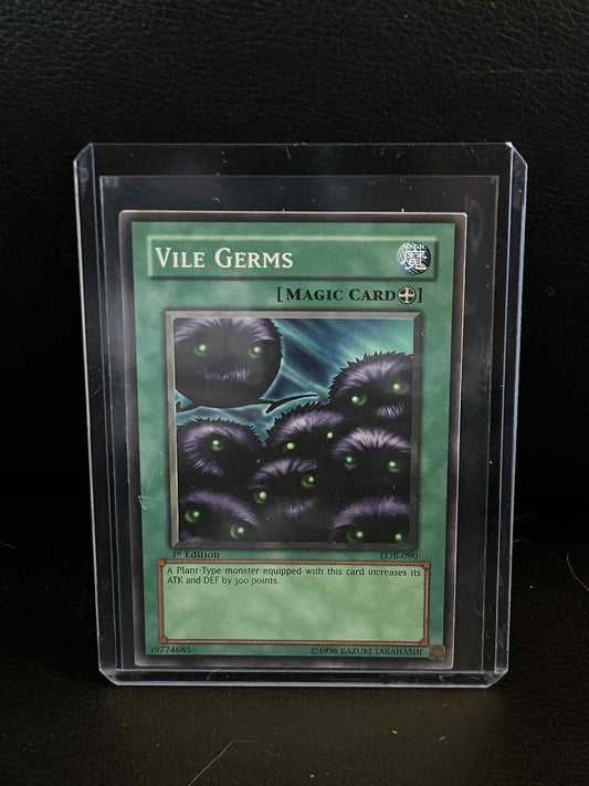 Vile Germs - LOB-090 - Common - 1st Edition Legend of Blue Eyes White Dragon Yu-
