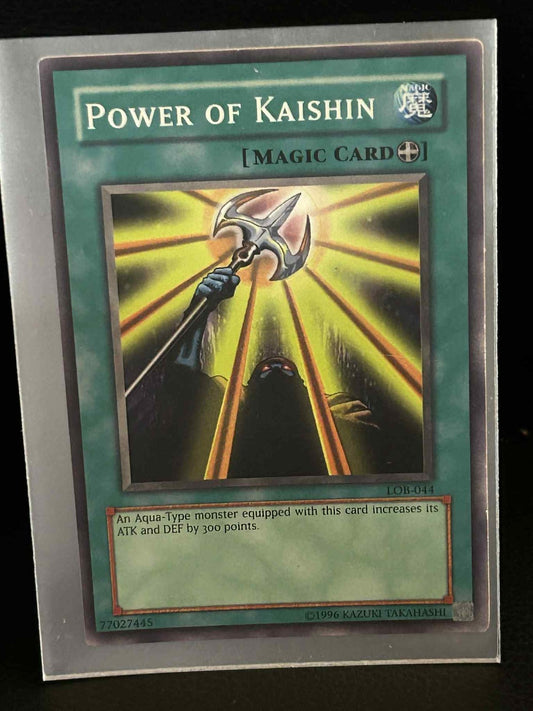 Power of Kaishin - LOB-044 - Common - Unlimited Edition Legend of Blue Eyes Whit