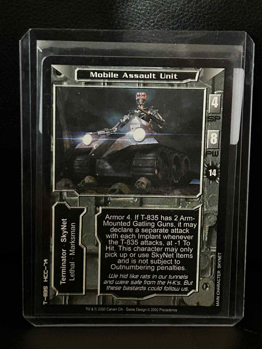 Mobile Assault Unit Base Set Terminator Light Play