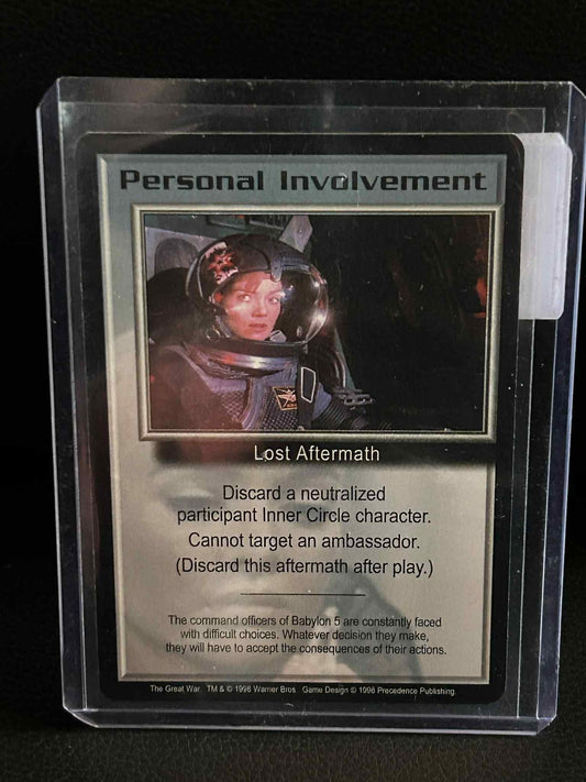 Personal Involvement The Great War Babylon 5 Light Play
