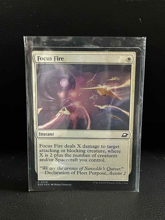 Focus Fire - Foil Edge of Eternities Magic: The Gathering Near Mint, English