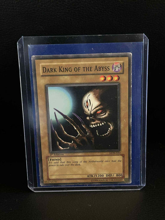 Dark King of the Abyss - LOB-020 - Common - 1st Edition Legend of Blue Eyes Whit