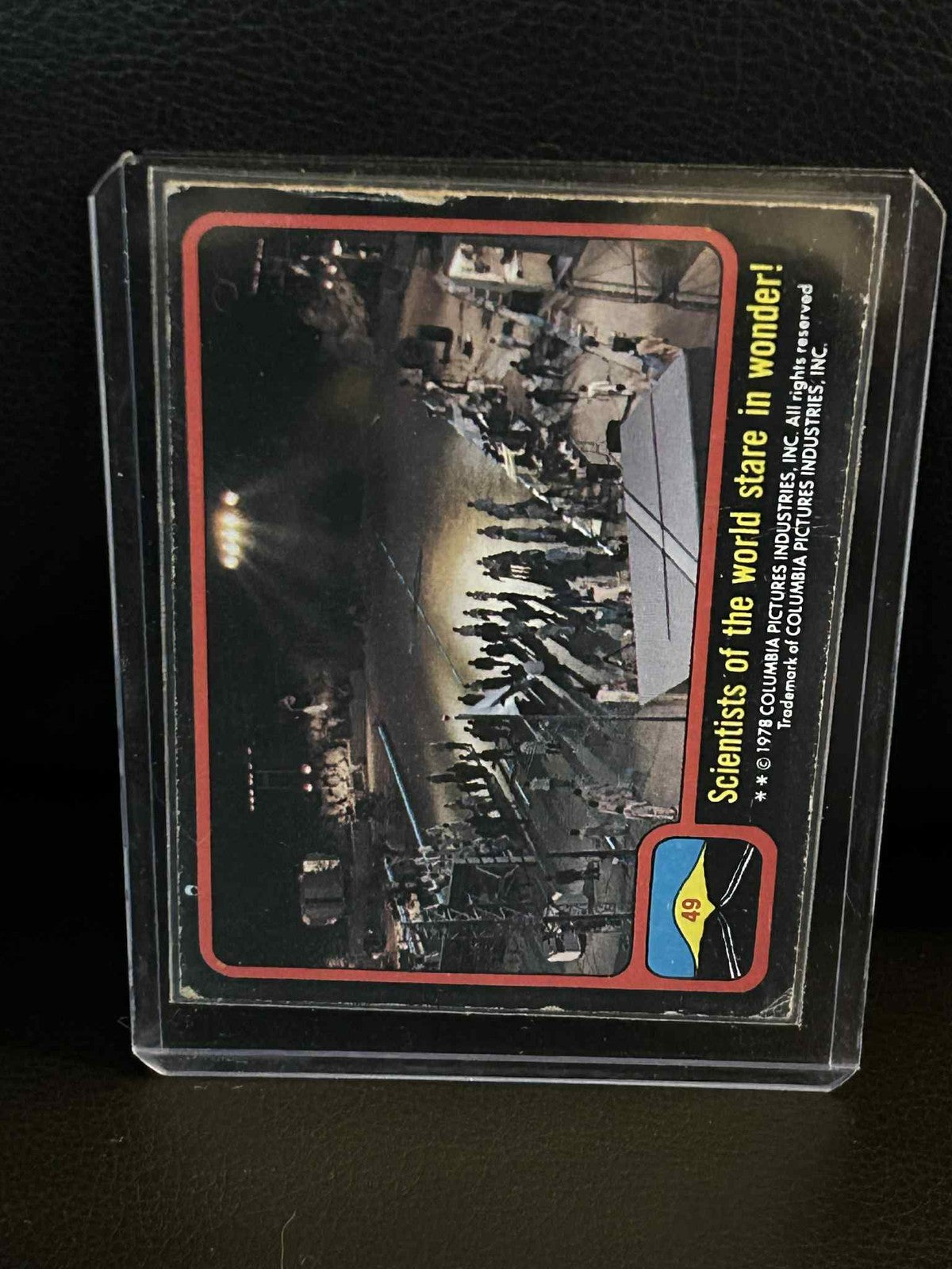 Wissenschaftler der Welt staunen! #49 1978 Topps Unheimliche Begegnung der 3. Art Sammelkarte