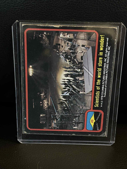 Wissenschaftler der Welt staunen! #49 1978 Topps Unheimliche Begegnung der 3. Art Sammelkarte