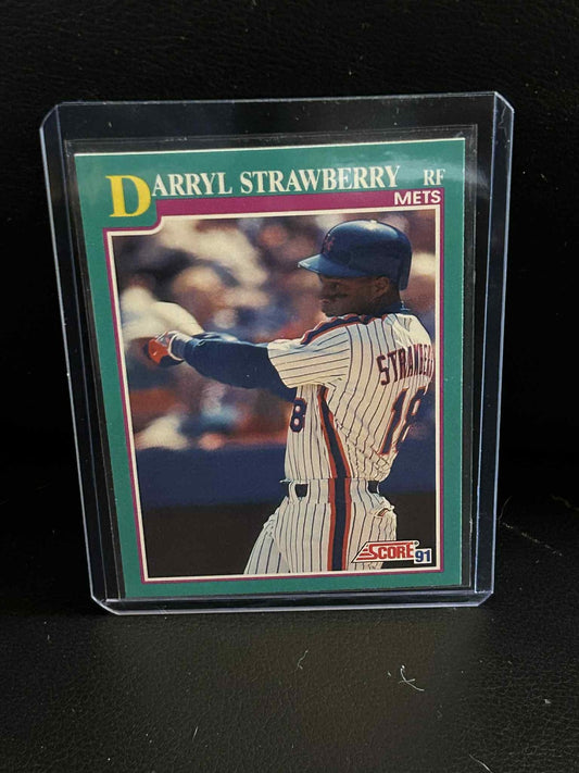 Darryl Strawberry #640 | 1991 Score Baseball