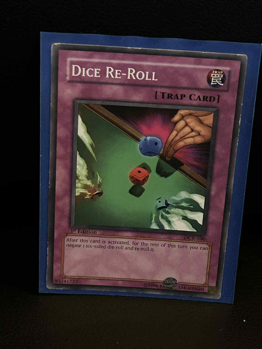 Dice Re-Roll - DCR-100 - Common - 1st Edition Dark Crisis Yu-Gi-Oh! Moderately P