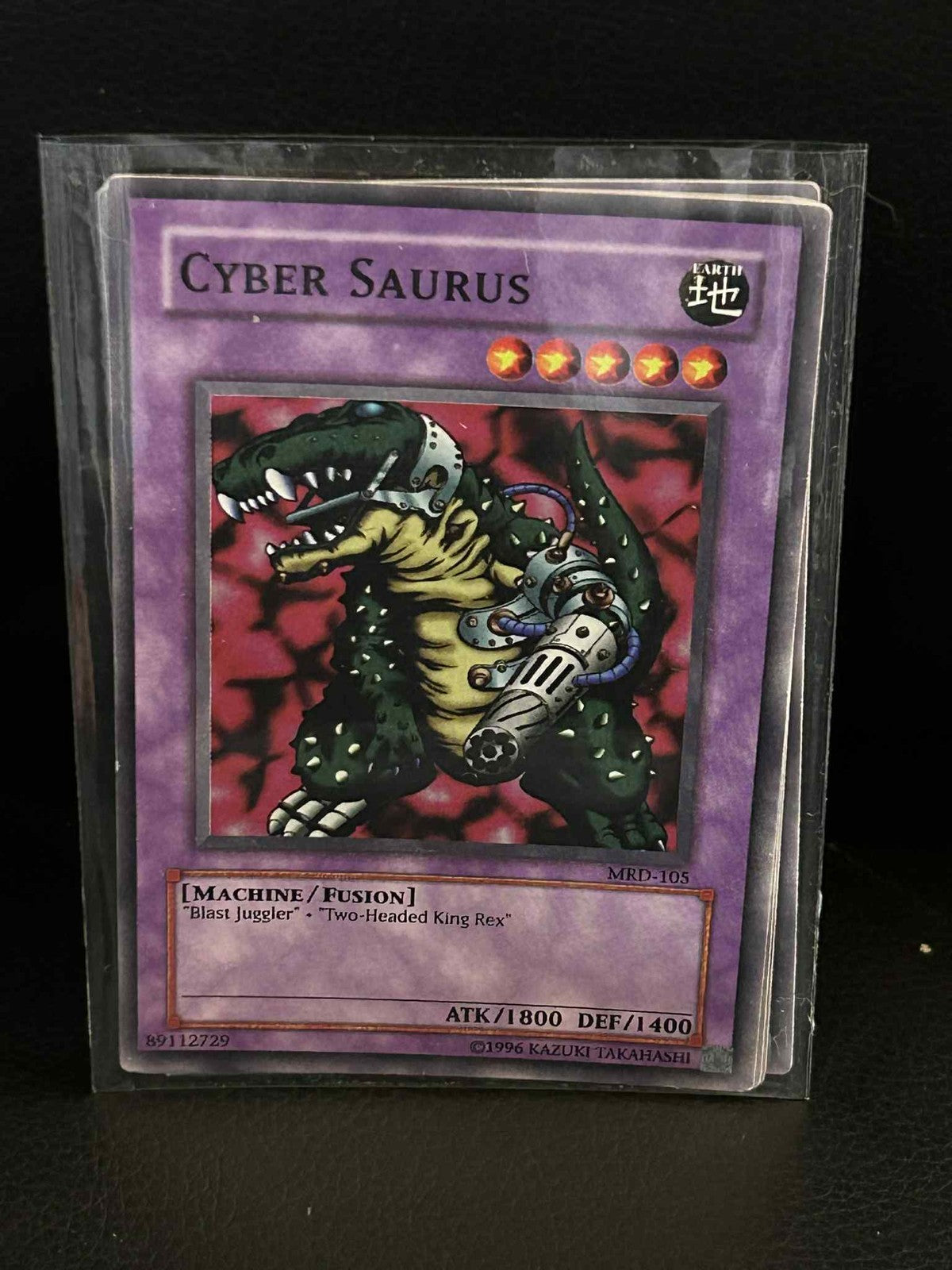 Cyber Saurus - MRD-105 - Common - Unlimited Edition Metal Raiders Yu-Gi-Oh! Mode