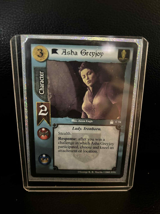 Asha Greyjoy #C54 A Reign of Kings A Game of Thrones Lightly Played