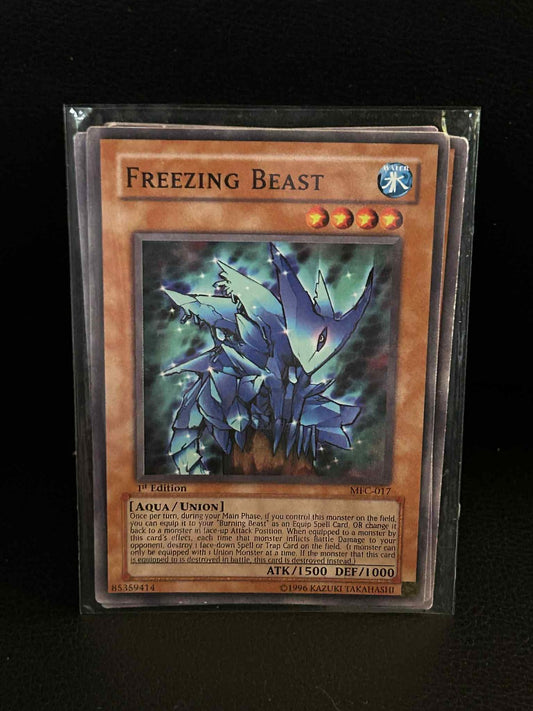 Freezing Beast - MFC-017 - Common - 1st Edition Magician's Force Yu-Gi-Oh! Moder