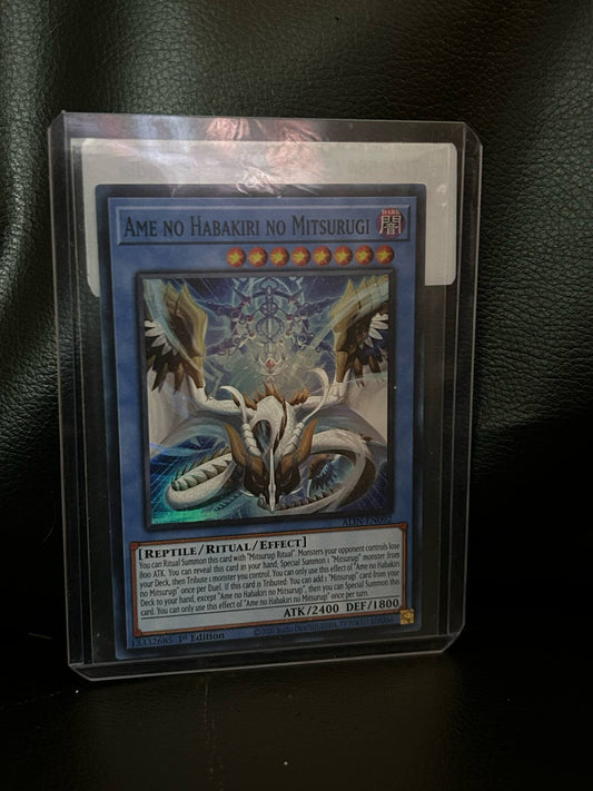 Ame no Habakiri no Mitsurugi - ALIN-EN092 - Super Rare - 1st Edition Alliance In