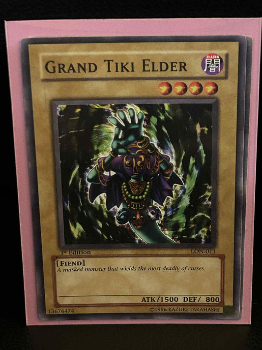 Grand Tiki Elder - LON-011 - Common - 1st Edition Labyrinth of Nightmare Yu-Gi-O